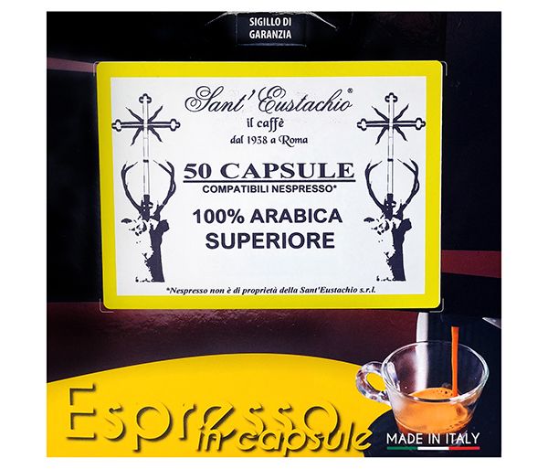 Sant Eustachio Nespresso®* compatible capsules