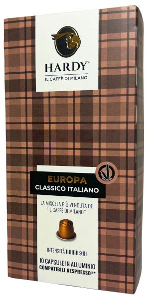 Hardy Nespresso Kapseln Europa 10 Stück