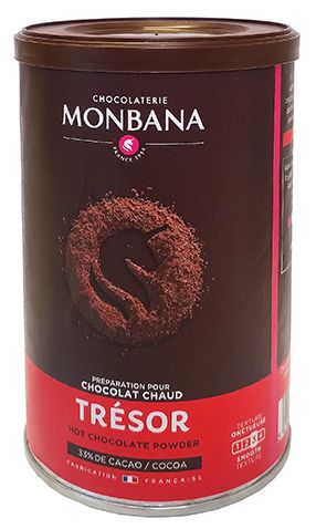 Monbana Trinkschokolade | Trésor dickflüssig | 250g Dose